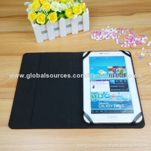 Universal Leather Case for 7-8-inch Tablet PCs, OEM Orders Welcomed